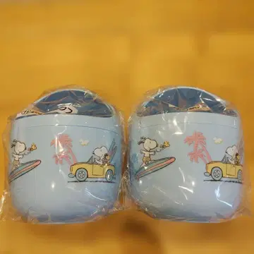 스누피 복권 수납 박스 2개 세트