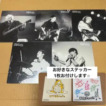 UVERworld 아크릴 코스터 5개 세트