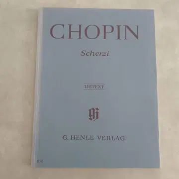 G. Henle Verlag 쇼팽 스케르초집 피아노 악보