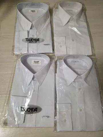 남성용 긴팔 와이셔츠 4개 세트