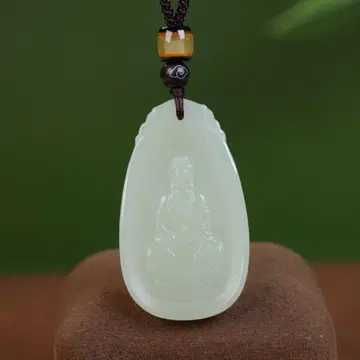 화전옥 불상 펜던트 목걸이