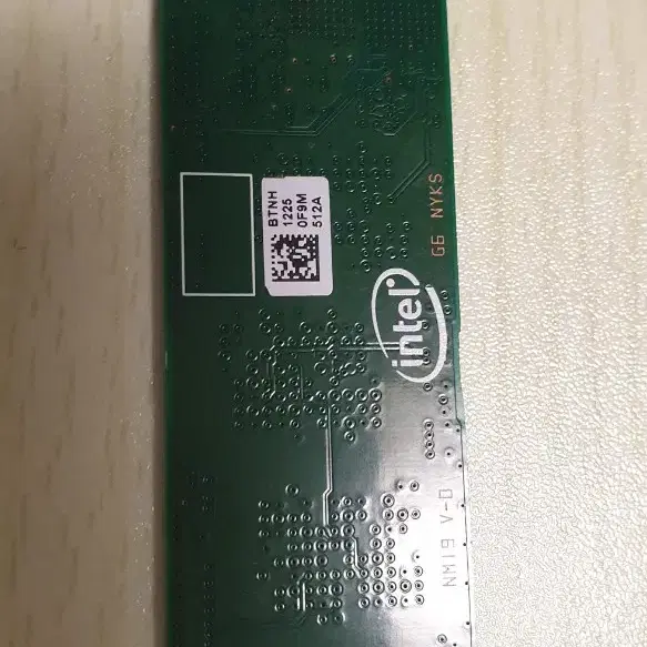 SSD 인텔 m.2 512GB 팝니다