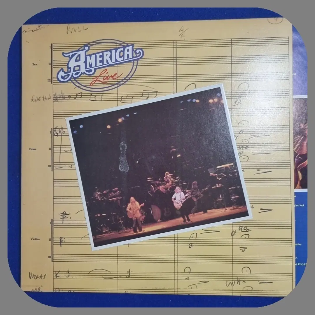 AMERICA LIVE.초판.LP.NM/NM