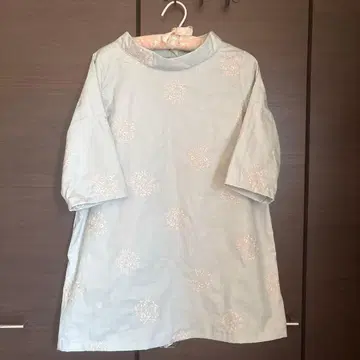 (핸드메이드) 보틀넥 튜닉 코튼 100%