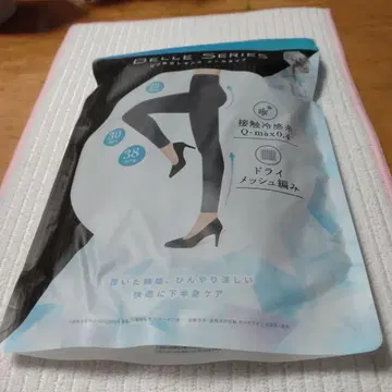 BELLE SERIES 리브 압박 레깅스 쿨 타입 블랙 3XL