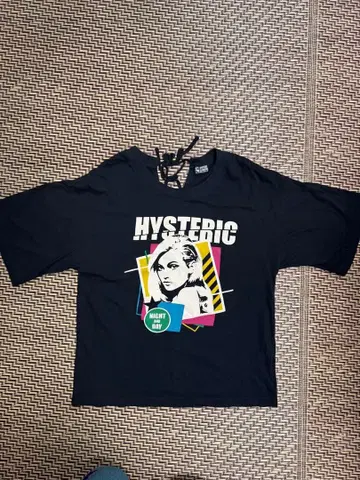HYSTERIC GLAMOUR 반팔 T셔츠 블랙