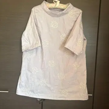 (핸드메이드) 보틀넥 튜닉 코튼 100