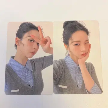 aespa 팬미팅 MD 6000엔 구매 혜택 트레이딩 카드 2종 컴프 카리나
