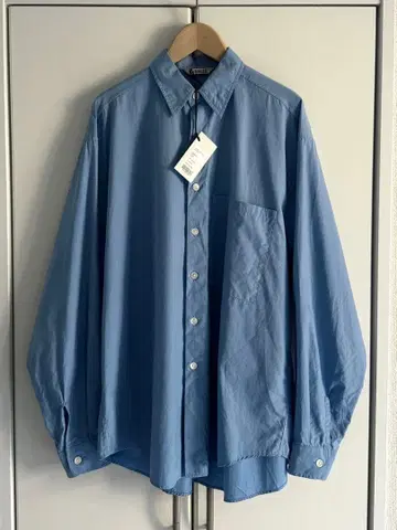 WASHED FINX TWILL BIG SHIRT