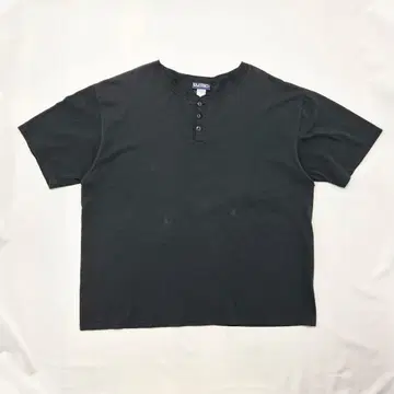 Puritan 헨리넥 T셔츠 퓨리탄 블랙 구제 의류