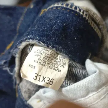 Lee 스트레이트 데님 31x36 USA 제조