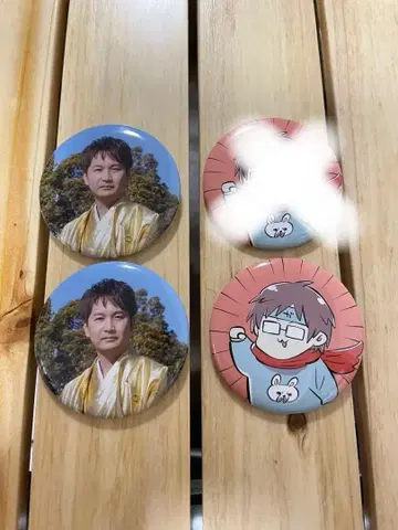 갓치맨 캔뱃지 3개 세트