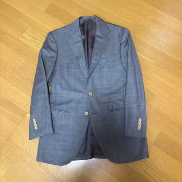 BEAMS F 테일러드 자켓 체크 무늬