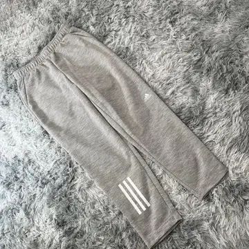 adidas 여성용 조거 팬츠 그레이 S 사이즈 백 프린트