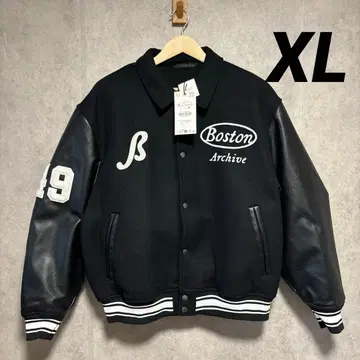 ZARA 자수 콤비 봄버 자켓 XL