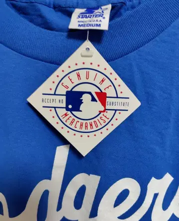 Starter MLB Dodgers 노모 히데오 T셔츠 1995년제