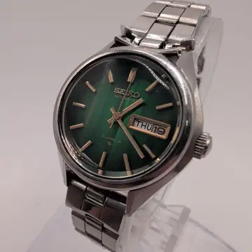 [정크] SEIKO 2706-0300 자동 와인딩 21석 그린 다이얼