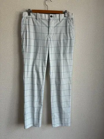 새상품급 Munsingwear 골프 팬츠 체크 무늬 남성용 82cm