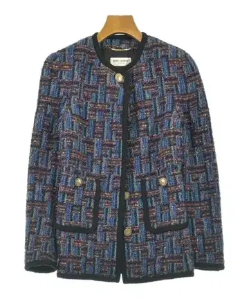 Saint Laurent Paris 노카라 자켓 여성용