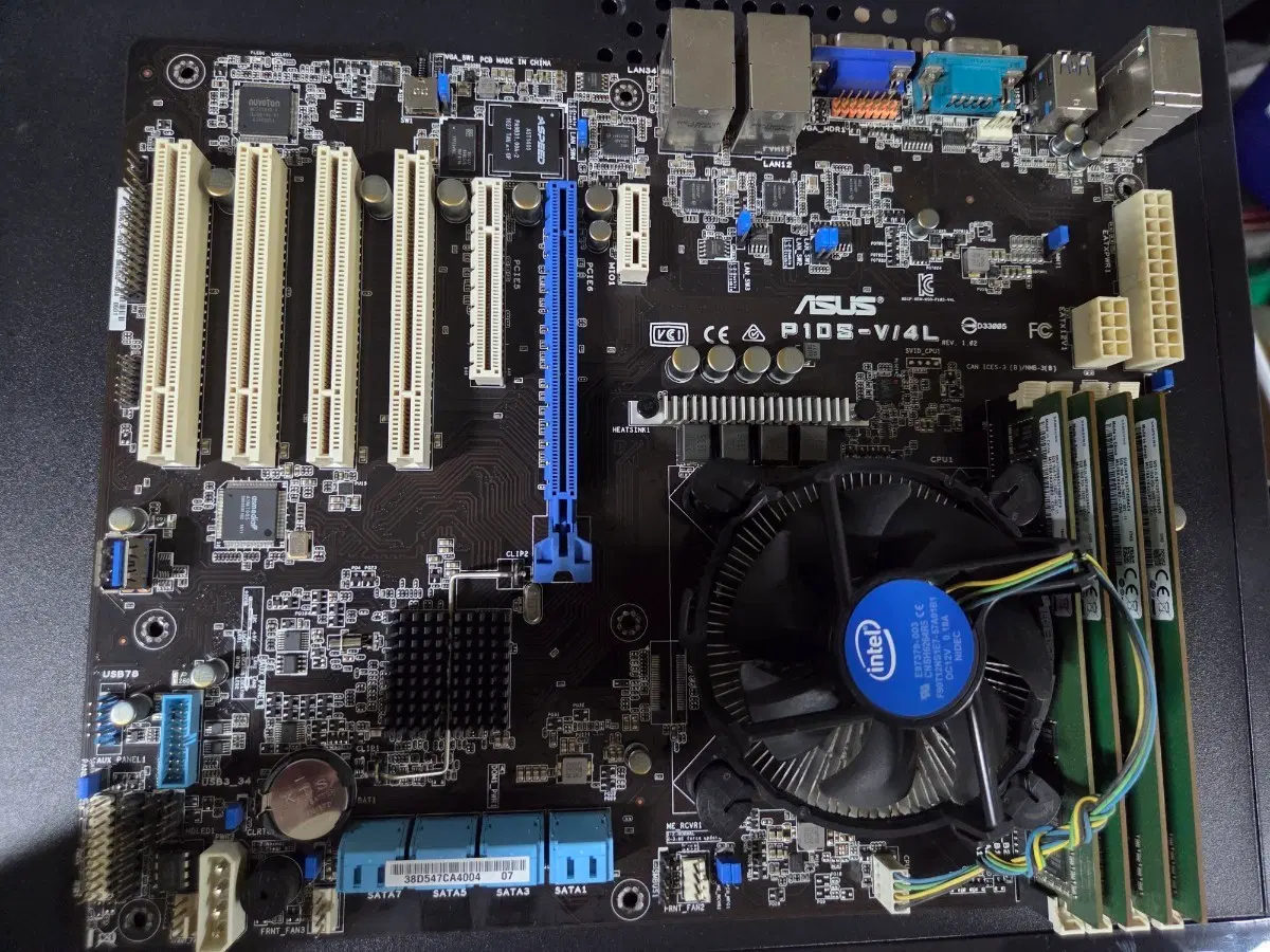 ASUS P10S-V/4L 메인보드cpu쿨러 ddr4 8gx4