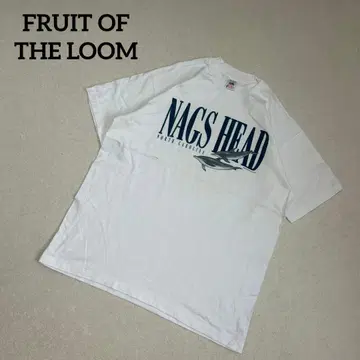 FRUIT OF THE LOOM 돌고래 프린트T셔츠 XL