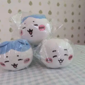 뒹굴뒹굴 치이카와 봉제 인형 캡슐 토이 3종 세트