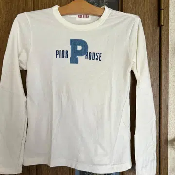 PINK HOUSE 긴팔 티셔츠 화이트