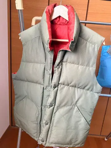 [명작] SIERRA DESIGNS 리버서블 다운 베스트 사이즈 M