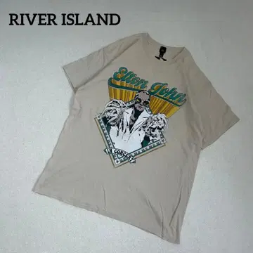 RIVER ISLAND 엘튼 존 티셔츠 L