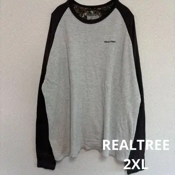 REALTREE 리얼트리 2XL 써멀 롱 T 와플 래글런