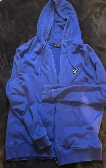 LYLE & SCOTT 집업 후드티 블루