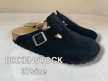[ 새상품급 ] BIRKENSTOCK 보스턴 스웨이드 블랙 37