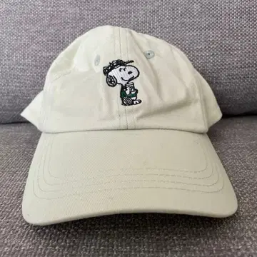 새상품 스타벅스 PEANUTS 스누피 야구 모자 블루