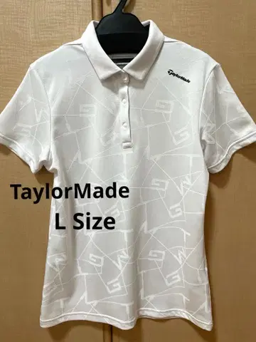 [ 새상품급 ] TaylorMade 여성용 레터 그래픽 폴로 L 사이즈