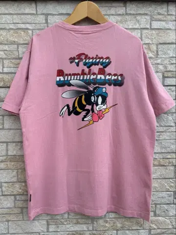 AVIREX MILITARY PRINT Tee PINK-XL