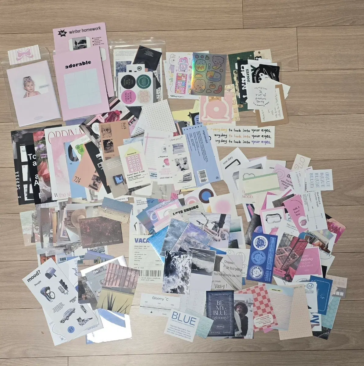 스티커 다꾸 메모지 엽서 일괄 양도