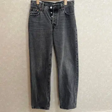 Levi's 리바이스 501 블랙 데님 W24L30