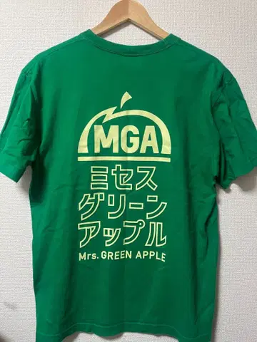 Mrs. GREEN APPLE 티셔츠 MGA 로고