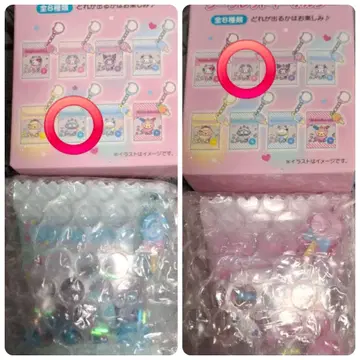 산리오 캐릭터즈 시크릿 키링 (컬러풀 팝 몬스터)