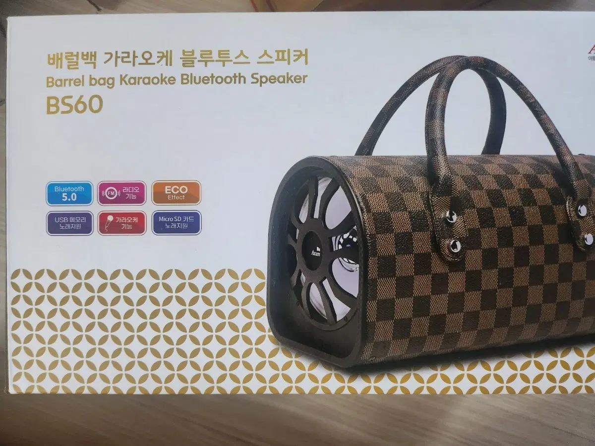 액센 BS60 배럴백 가라오케 블루투스 스피커 택포
