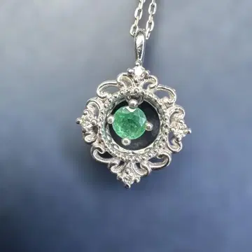 에메랄드, 다이아몬드 K18 목걸이