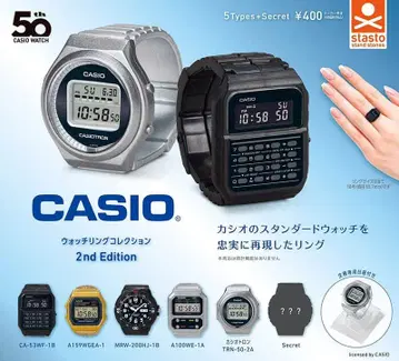 CASIO 워치 반지 컬렉션 2nd Edition 전 6종 가챠