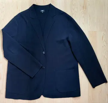 UNIQLO 밀라노 리브 재킷 블랙 XXL