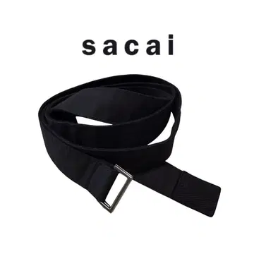 미사용 새상품 sacai 코튼 벨트 블랙