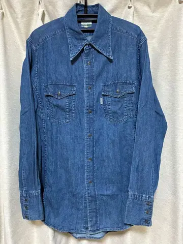 새상품급 90s Paul Smith JEANS 데님 셔츠 긴팔 인디고