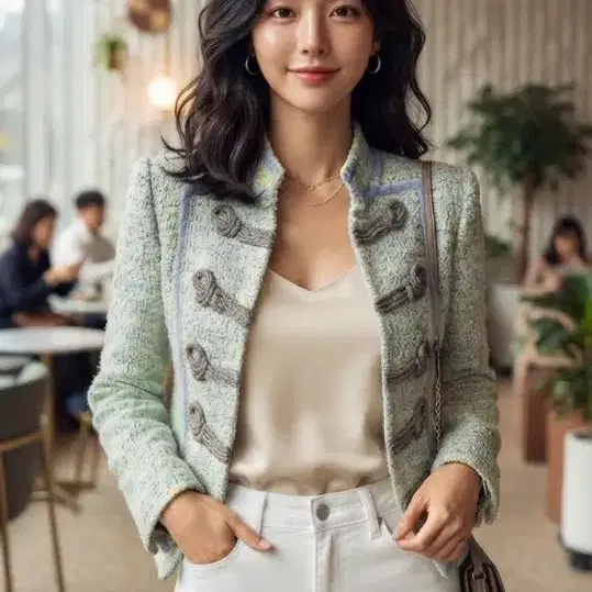 제시뉴욕 트위드 자켓 44사이즈