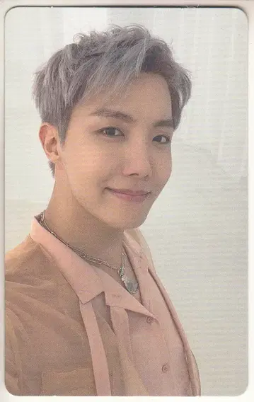 BTS proof J-HOPE 트레이딩 카드 뒷면 실버