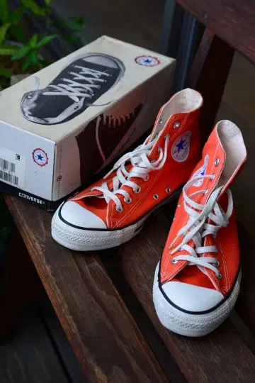 CONVERSE ALL STAR 하이컷 오렌지 90s 레어