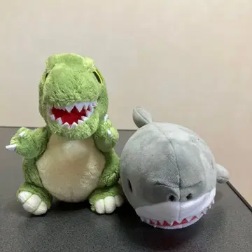 유니버셜 공룡 봉제 인형 키체인 JAWS 상어 봉제 인형 세트