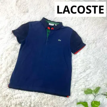 LACOSTE 라코스테 피케 셔츠 네이비 배색 피케 셔츠